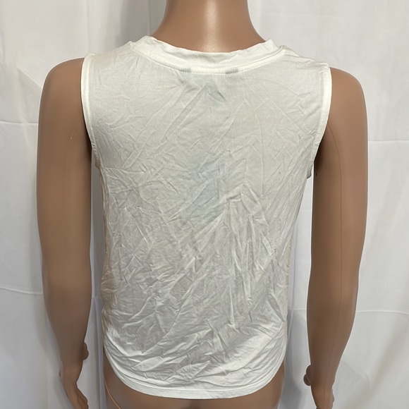 Lauren Ralph Lauren Petite Twist-Front Jersey Sleeveless Top - Picture 8 of 10